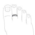 Set of 2 Flowers Vine Carved Swirl Filigree Midi Toe Ring Sterling Silver - Image 5