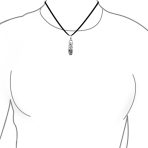 Divine Venus Of Willendorf Fertility Goddess Pendant Necklace 16 Inch Silk Cord - Image 3