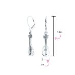 Musician Acoustic Music Lover Guitar Dangle Earrings Sterling Silver - Image 4