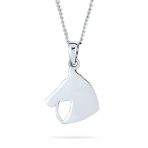 Cowgirl Equestrian Horse-Head Pendant Necklace in Sterling Silver - Image 2