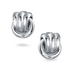 Fashion Rope Love Knot Clip On Earrings Yellow Gold Plated Non-Pierced Ears - Image 7
