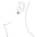 Fashion Rope Love Knot Clip On Earrings Yellow Gold Plated Non-Pierced Ears - Image 3