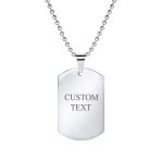 X-Large Military Dog Tag Pendant Necklace Stainless Steel 24 Inch Ball Chain - Image 13