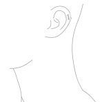 Set of 2 Geometric Ear Cuff Cartilage Clip Wrap Helix Earrings Gold Plated - Image 3