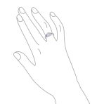 Oval Gemstone Celtic Trinity Knot Ring for BFF Sorority Sister Sterling Silver - Image 34