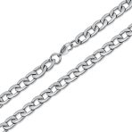 Heavy Duty Biker Jewelry Solid Curb Link Chain Necklace Stainless Steel 8MM - Image 2