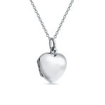 SWEET 16 Locket Necklace for Photos - Heart Flower Design Photo Holder - Image 2