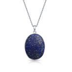 Lapis Turquoise Abalone Tree of Life Pendant Necklace in Sterling Silver - Image 8