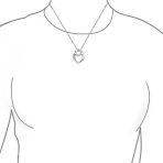 Loving Mother Family Heart Pendant Necklace Gold Plated .925 Sterling Silver - Image 7