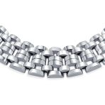 Traditional Panther Link Chain Collar Statement Necklace Gold or Silver Plated - Image 2