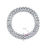 Traditional Panther Link Chain Collar Statement Necklace Gold or Silver Plated - Image 3