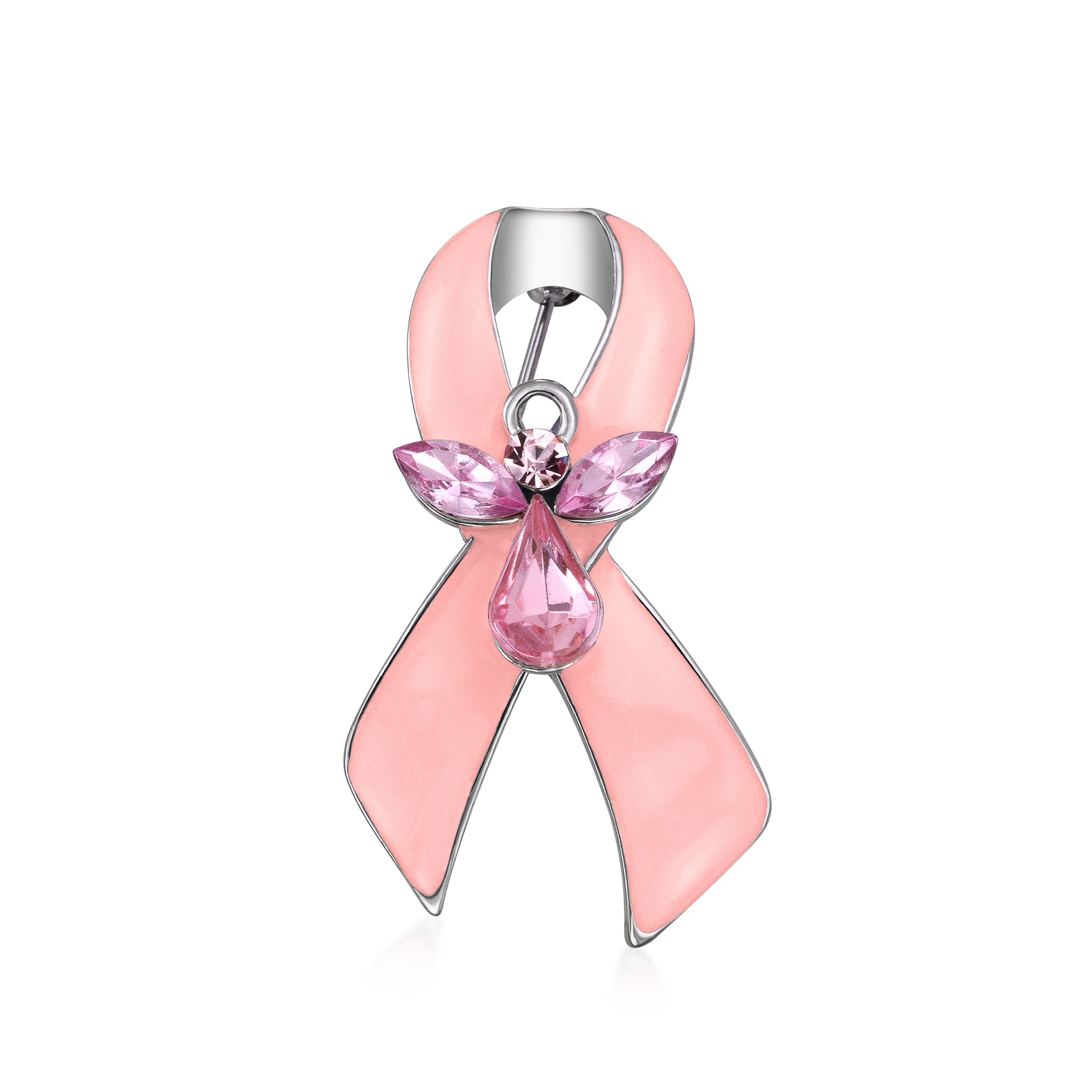 silver-plated-breast-cancer-pin_rch-pin-6667-s_1_223-best Guardian Angel Cancer Awareness Support Ribbon Brooch Pin Purple Crystal Enamel - Image 1