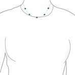 Bridal Tin Cup Freshwater Cultured Pearl Chain Station Necklace Sterling Silver - Image 19
