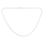 Snake Chain Necklace 2MM Flexible 8-Sided .925 Sterling Silver 24 Inch