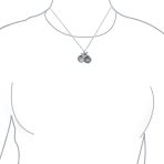Hawaiian Seaside Pendant Necklace Sand Dollar Starfish Seashell in Silver - Image 3