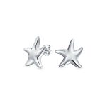 Hawaii Ocean Starfish Pendant Necklace & Earrings Set Sterling Silver Jewelry - Image 2