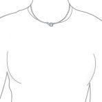 Heart Clasp CZ Cubic Zirconia Bezel Set Tennis Necklace Stud Earrings Collar Jewelry Set - Image 3