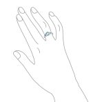 Oval Gemstone Celtic Trinity Knot Ring for BFF Sorority Sister Sterling Silver - Image 40