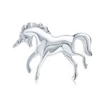 Unique Pegasus Flying Horse Brooche Pin - Magical Unicorn Sterling Silver