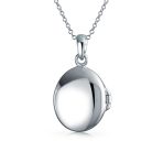 Abalone Oval Family Tree Of Life Locket Photos Pendant Necklace .925 Sterling Silver - Image 7