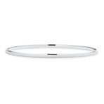 Plain Simple Bangle Bracelet Set 2-3MM Round Square Edges