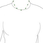 Bridal Tin Cup Freshwater Cultured Pearl Chain Station Necklace Sterling Silver - Image 17
