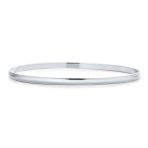Plain Simple Bangle Bracelet Set 2-3MM Round Square Edges