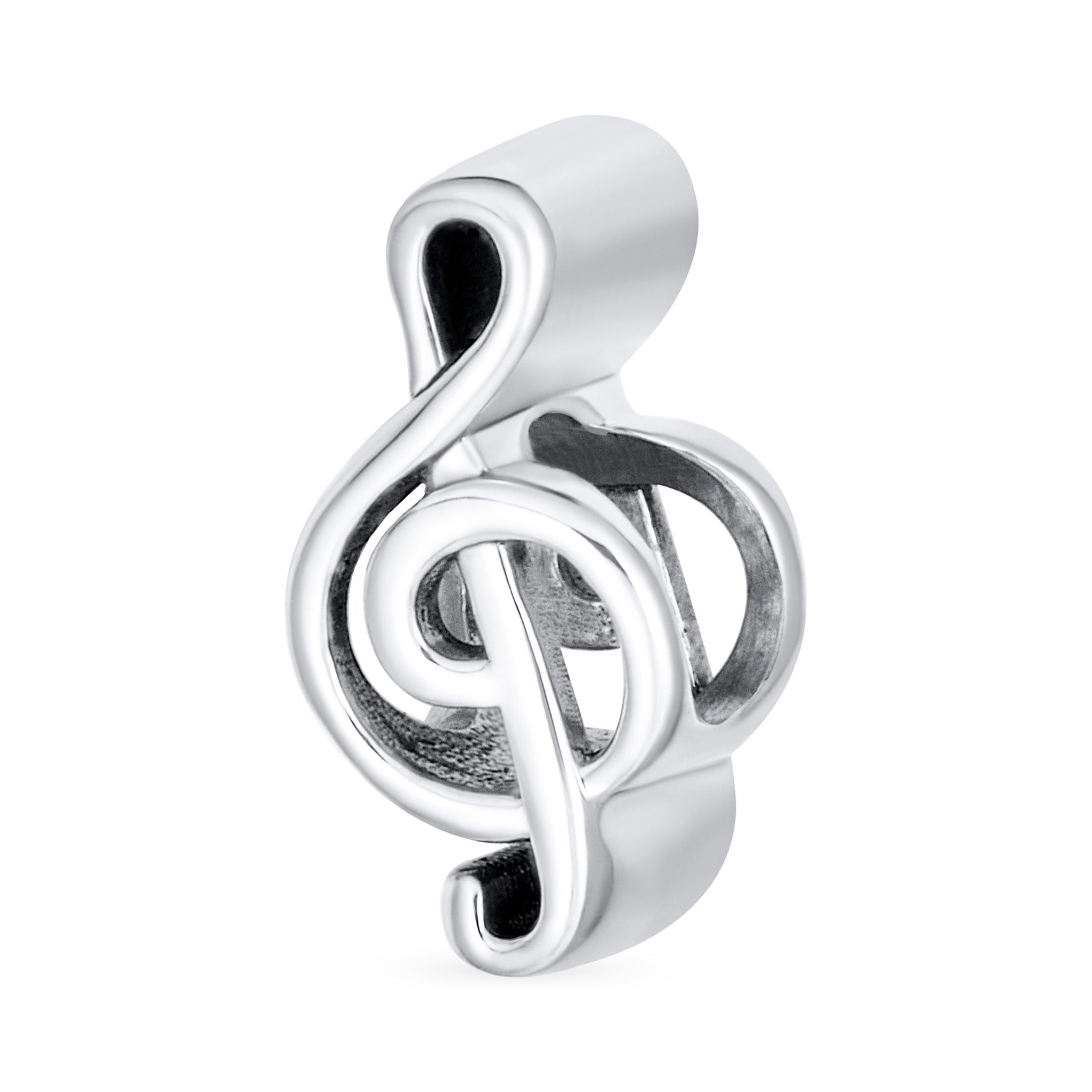 simple-music-note-clef-bead-pbx-hs-1724-az_01 Sterling Silver G Clef Musician Charm Bead for European Bracelets - Image 1