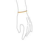 Solitaire Round Created Opal Tennis Bracelet Sterling Silver - Image 15