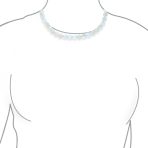 Classic Transcalent Created Moonstone Round 10MM Ball Bead Strand Necklace 16 Inch - Image 4