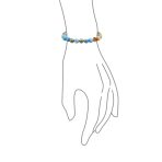 Natural Stone Multi Color Stackable Round 8MM Ball Beads Strand Stretch Bracelet - Image 41