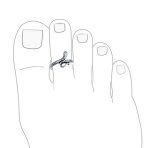 Set of 2 Garden Reptile Snake and Geko Lizard Midi Toe Ring Sterling Silver - Image 3