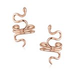 Reptile Climber Snake Ear Cuff Cartilage Earrings Non-Pierced Sterling Silver - Image 3