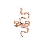 Reptile Climber Snake Ear Cuff Cartilage Earrings Non-Pierced Sterling Silver - Image 6