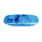 Good Luck Energy Smooth Stackable Natural Gemstone Jade Band Ring - Image 7