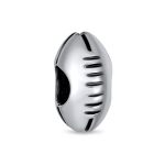 USA Rugby Sports Charm Bead Mom Sterling Silver for European Bracelet