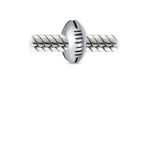 USA Rugby Sports Charm Bead Mom Sterling Silver for European Bracelet - Image 2
