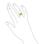 Classic 6CT Canary Yellow Halo Cushion Cut Engagement Ring Sterling Silver - Image 3
