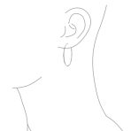 Thin Minimalist Hoop Huggie Earrings Sterling Silver Various Sizes - Image 18