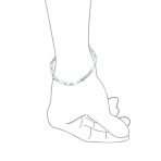 Unisex Sleek Rugged Chain Link Bracelet Sterling Silver Made in Italy 88.5 Inch - Image 2