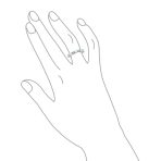 Thin CZ Accent Stackable Oval White Created Opal Band Ring .925 Sterling Silver - Image 5