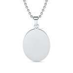 Religious Medal Medallion Photo of Sacred Heart Jesus Pendant Necklace Silver - Image 2