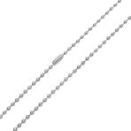 Set of 4 Thin Stainless Steel Saturn Chain Necklace 18, 20, 24 & 30 Inch - Image 3
