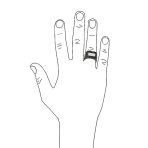 Large Square Word DAD Signet Band Ring Stainless Steel - Image 3