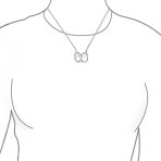 Biker Jewelry Large Handcuff Statement Necklace Stainless Steel Pendant 22 Inch - Image 4