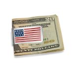 Patriotic USA Flag Money Clip for Men - Red White Blue Stars Stripes Design - Image 4