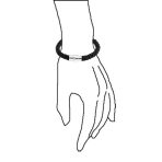 Unisex Black Woven Leather Cuff Bracelet with Stainless Barrel Clasp for Men - Image 4