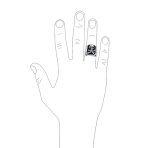 Mens Stainless Steel Black Pirate Skull Crossbones Signet Ring Silver Tone - Image 3