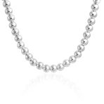 Classic 10MM Sterling Silver Ball Bead Strand Necklace 18 Inch Polished Shine - Image 3