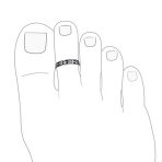 d Mid Finger Flowers Vine Leaf Midi Toe Ring Western Jewelry Silver - Image 4